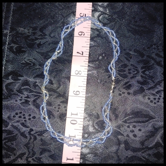 Dainty Lacey Style Beaded Necklace - Picture 3 of 3